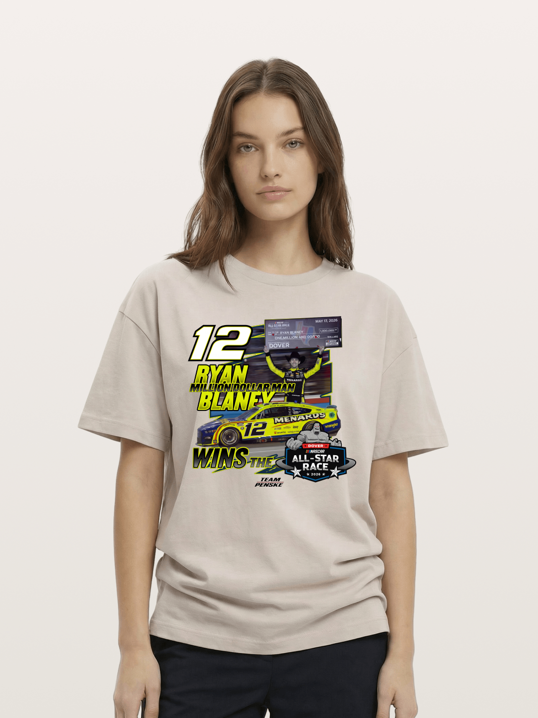 Ryan Blaney 2026 All-Star Race Win Cotton T-shirt