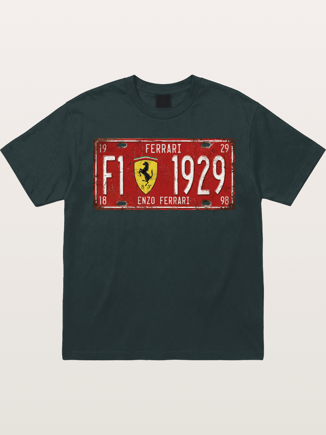 license plate Gildan T-shirt