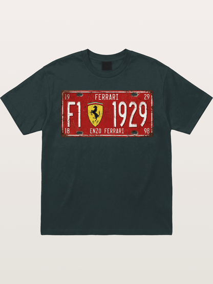 license plate Gildan T-shirt