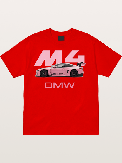 M4 Pink Cotton T-shirt