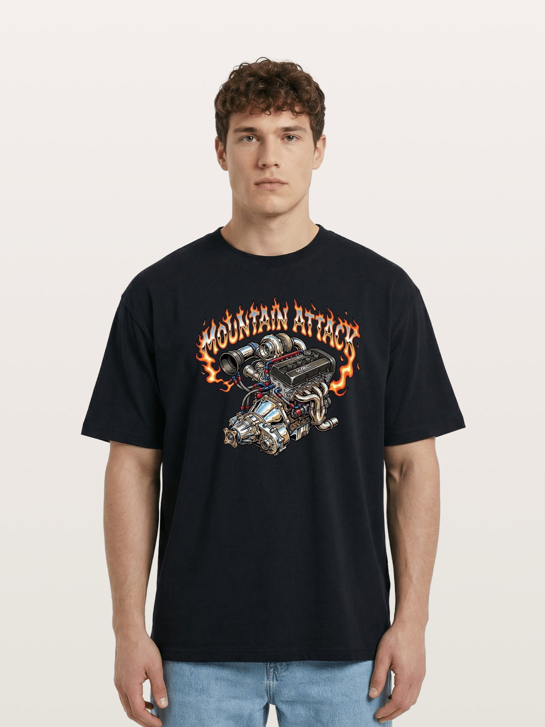 Repeat Attack Cotton T-shirt
