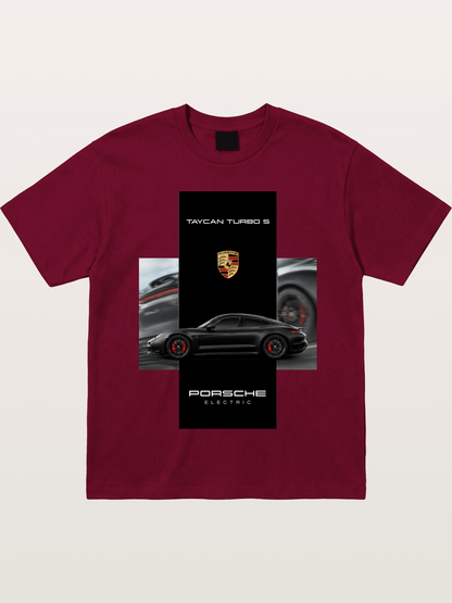 Porsche Taycan Turbo S Electric Gildan T-shirt