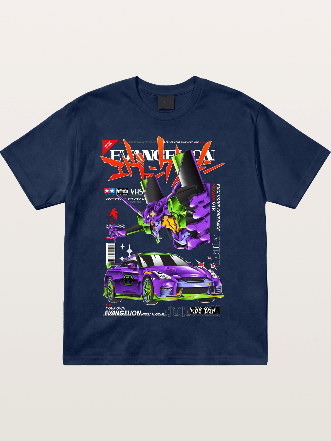 Eva x GTR Purple Legend Cotton T-shirt