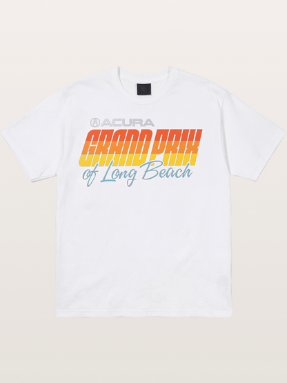 Sunset Grand Prix Typography Cotton T-shirt