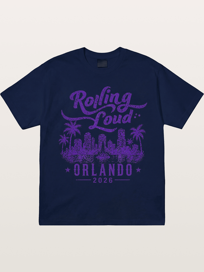 Rolling Loud Orlando 2026 Print Gildan T-shirt