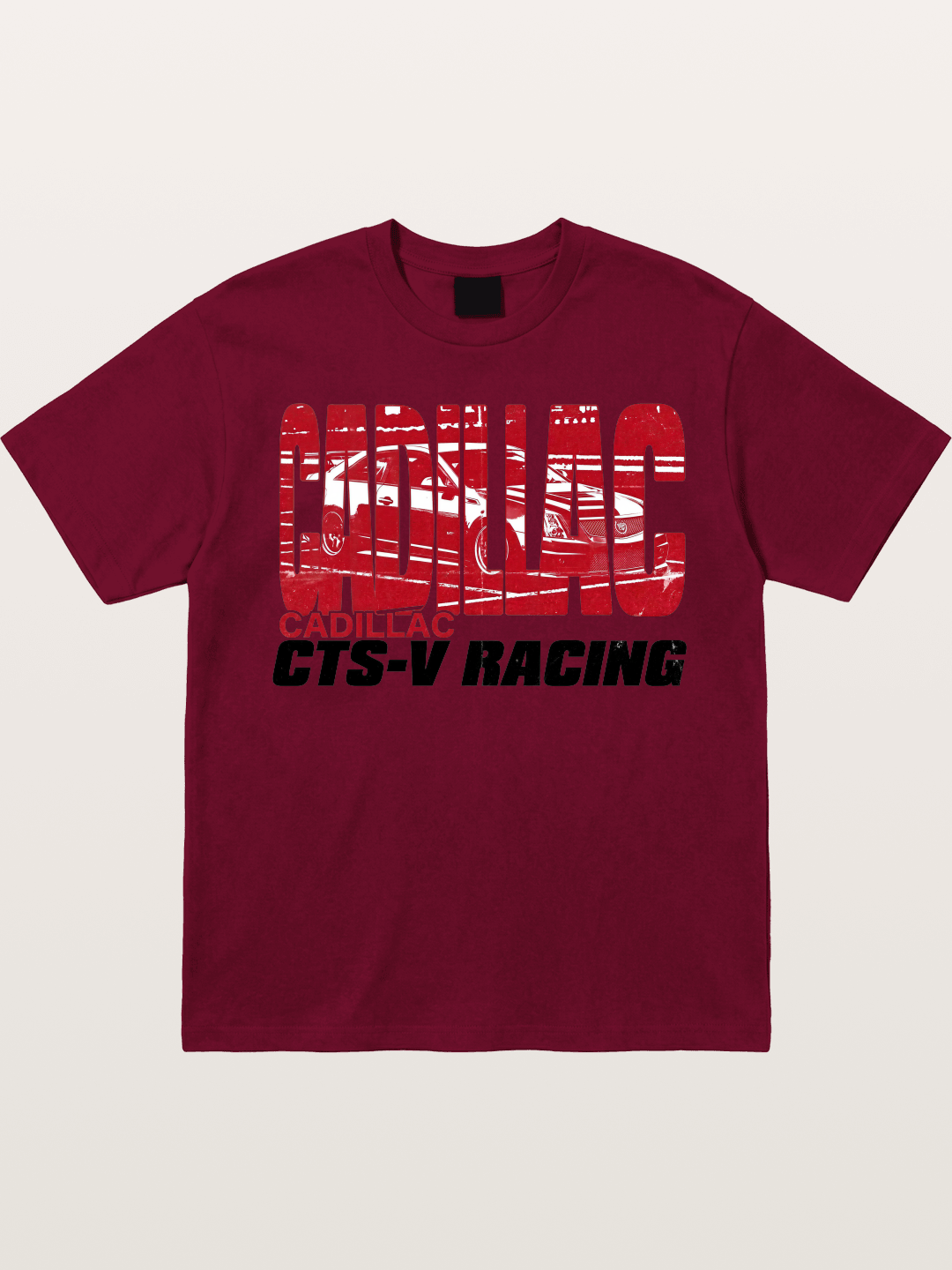 Cadillac CTS-V Racing Typography Gildan T-shirt