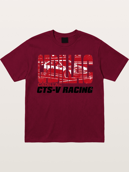 Cadillac CTS-V Racing Typography Gildan T-shirt