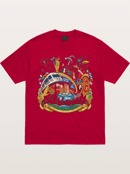 Atlanta 2026 World Cup Poster Gildan T-shirt
