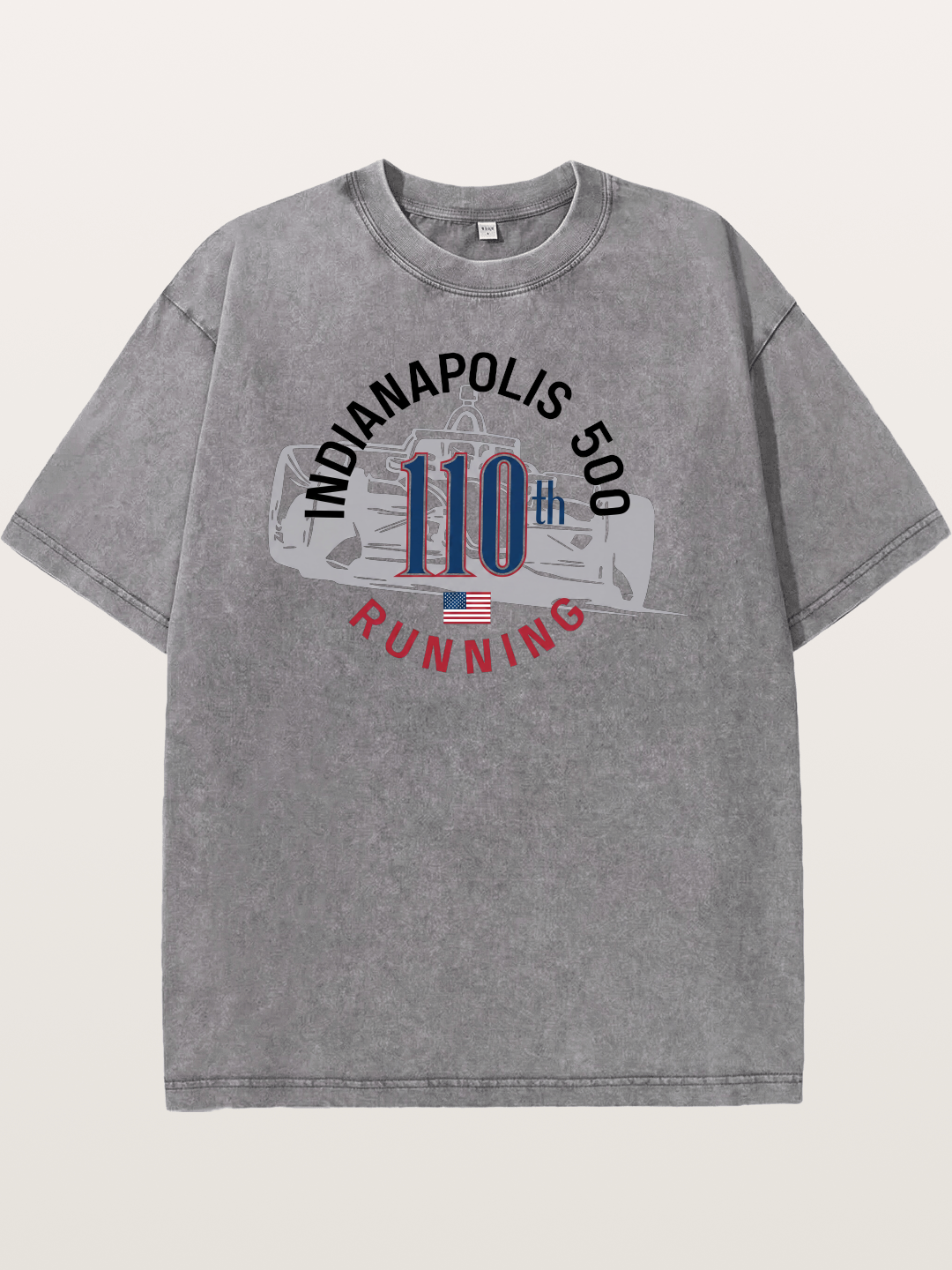 Indy 500 110th Anniversary Emblem Washed T-shirt