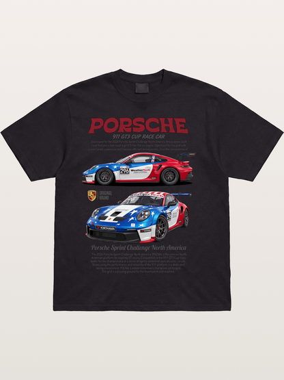 Porsche 911 GT3 Cup Sprint Challenge Cotton T-shirt