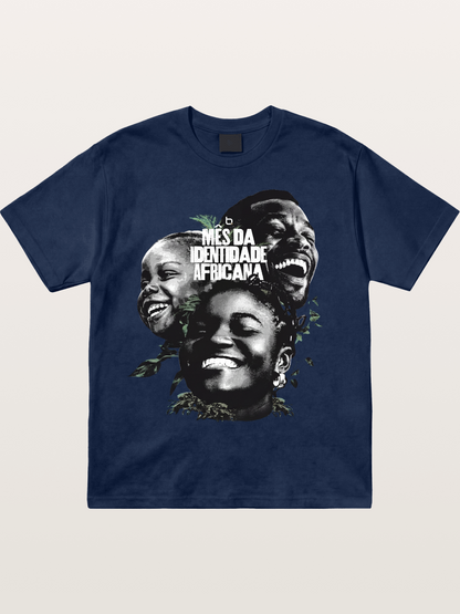 Juneteenth African Identity Faces Cotton T-shirt