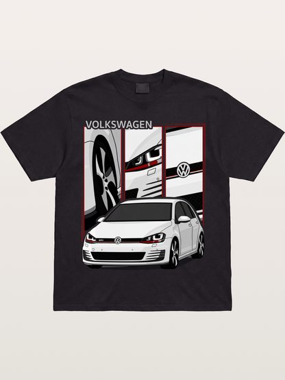 Volkswagen Golf MK7 GTI Front Gildan T-shirt