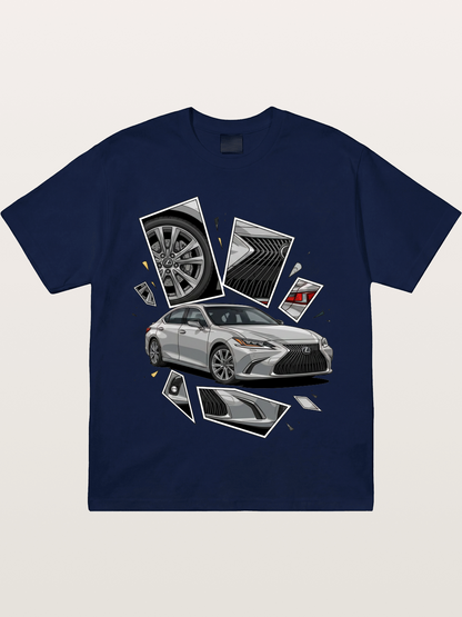 Lexus Sedan Exploded View Gildan T-shirt