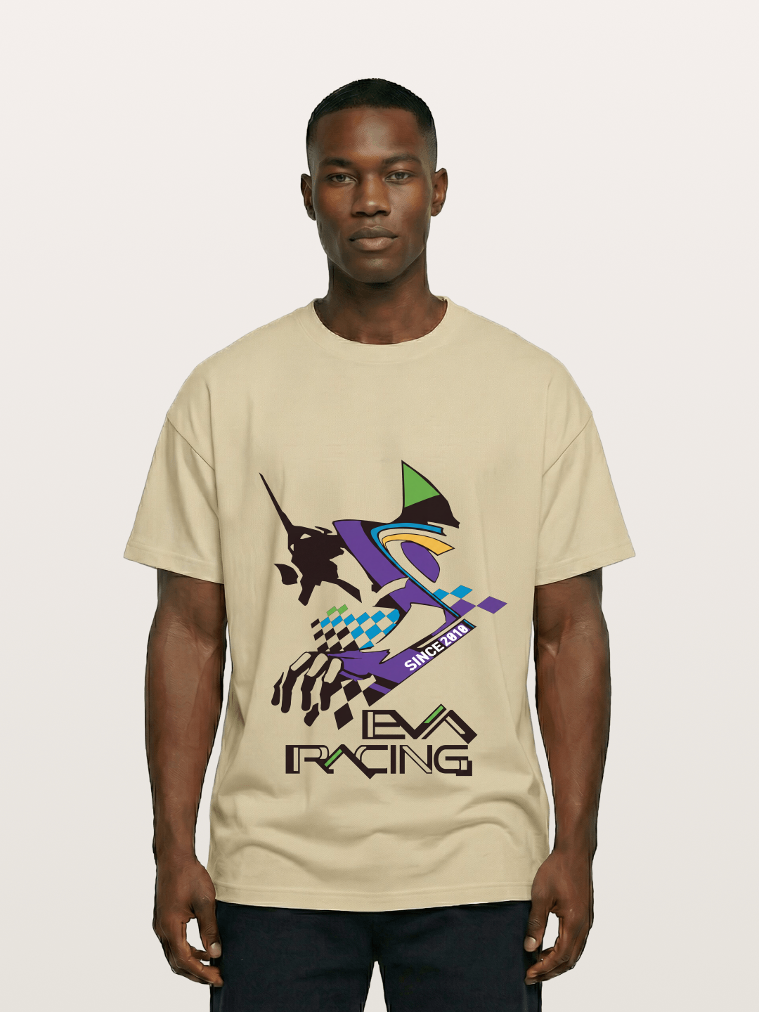 Eva Racing Checkered Flag Gildan T-shirt