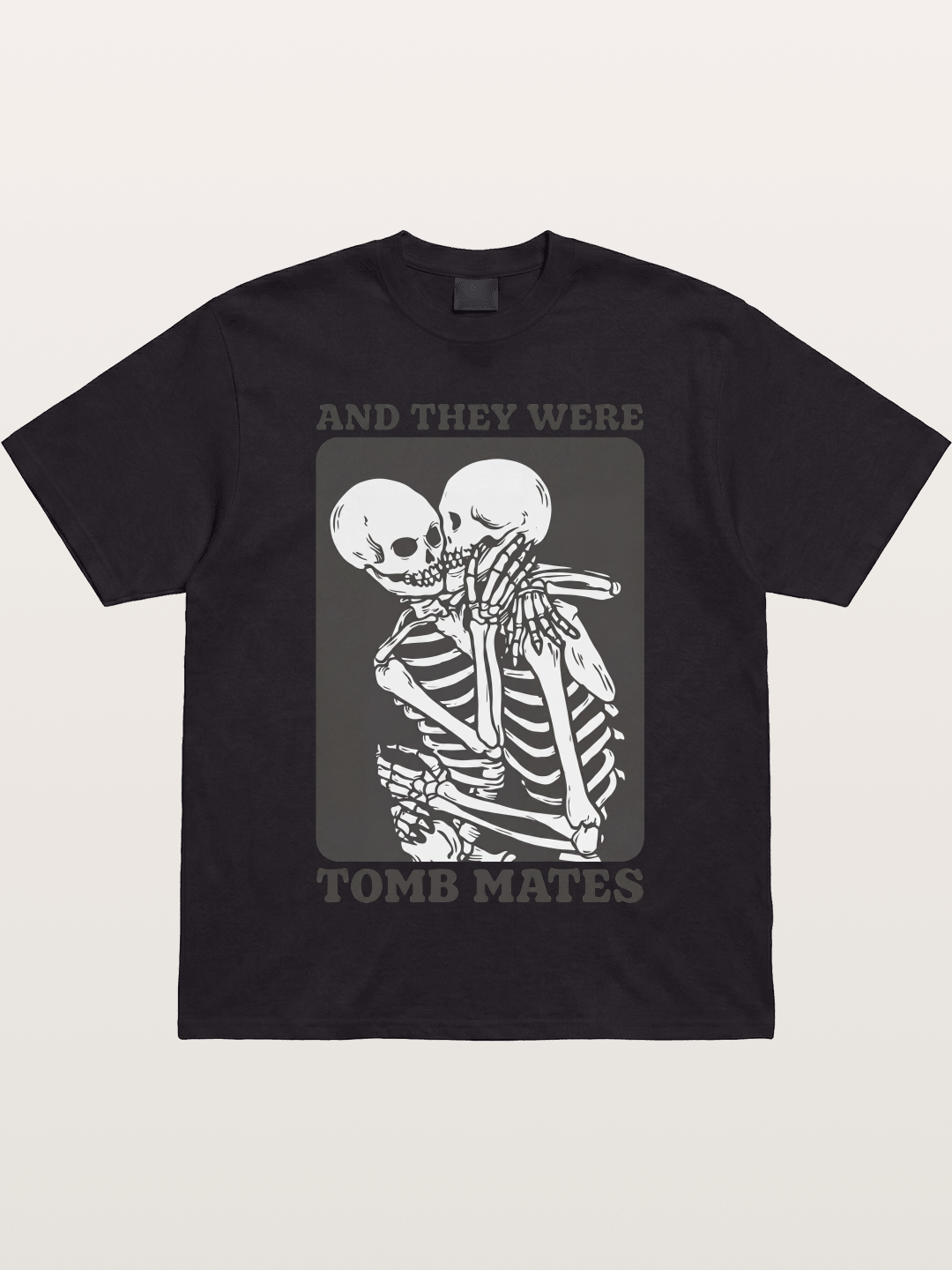 Tomb Mates Skeleton Couple Pride Gildan T-shirt