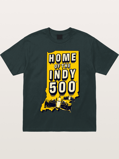 Indy 500 Indiana State Home Design Gildan T-shirt