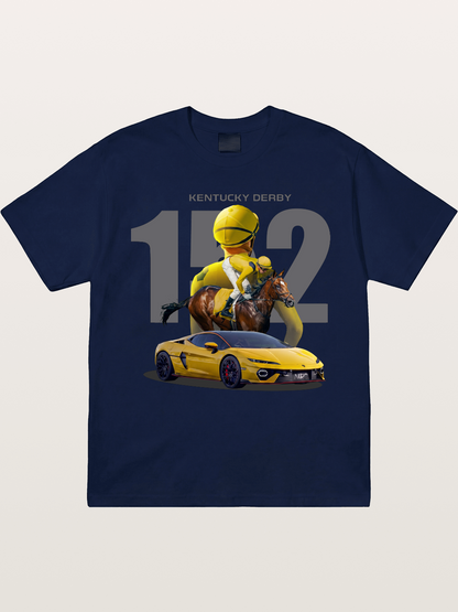 Derby Horse & Lambo Art Gildan T-shirt