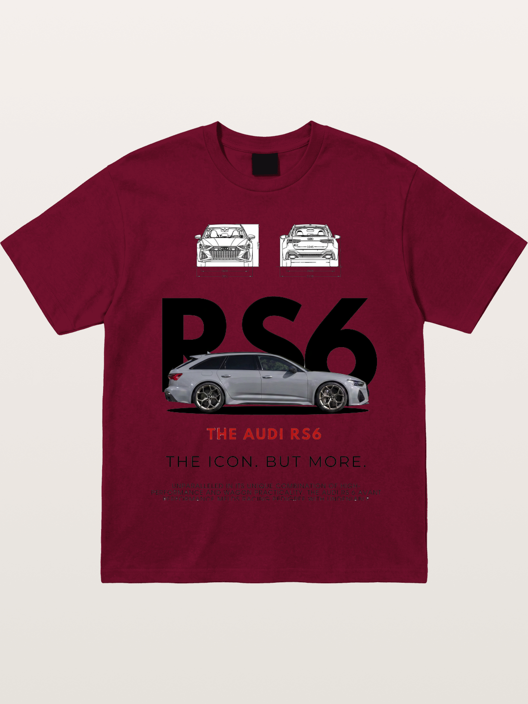 Audi RS6 Avant Poster Art Gildan T-shirt