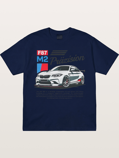 BMW F87 M2 Car Print Gildan T-shirt