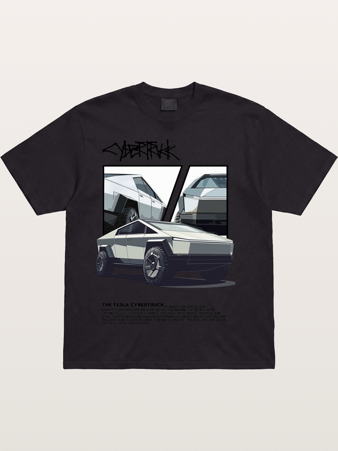 Tesla Cybertruck Poster Cotton T-shirt