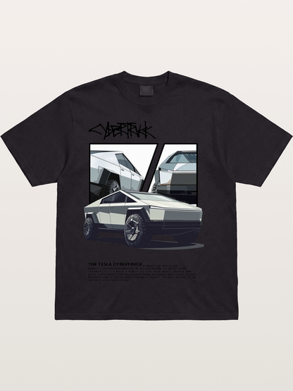 Tesla Cybertruck Poster Cotton T-shirt