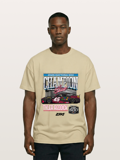 Tyler Reddick Daytona 500 Champion Print Gildan T-shirt