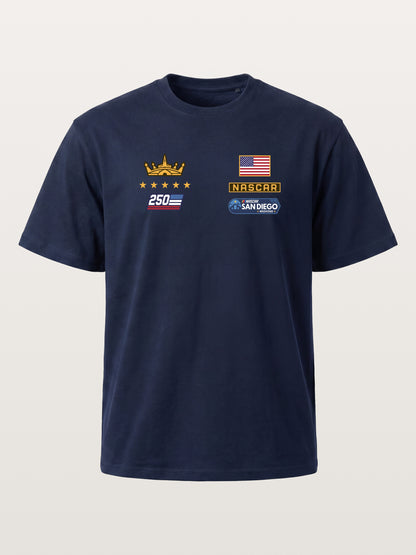 San Diego NASCAR 250th Crown Mark Cotton T-shirt