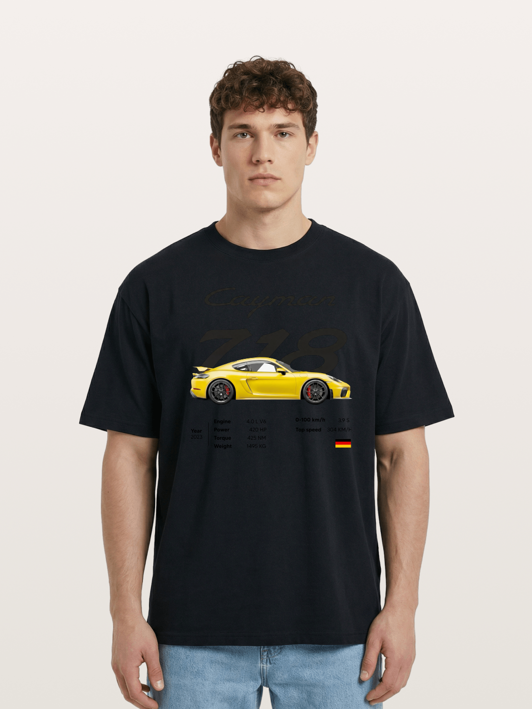 718 Porsche Vibe Cotton T-shirt