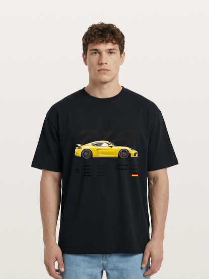 718 Porsche Vibe Cotton T-shirt