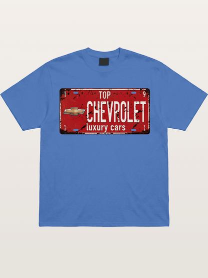 Chevrolet License Plate Gildan T-shirt