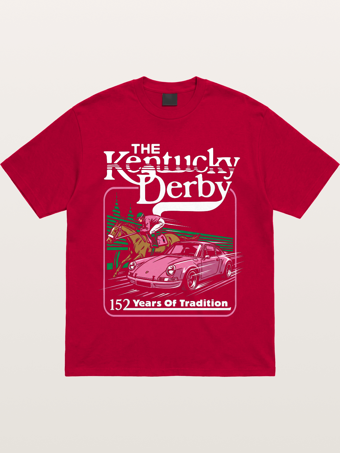 Derby Horse & Porsche Race Gildan T-shirt