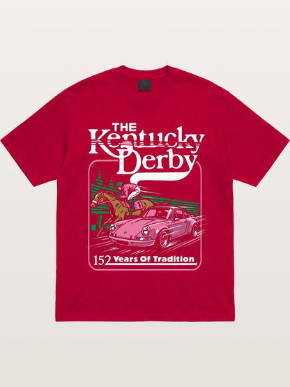 Derby Horse & Porsche Race Gildan T-shirt