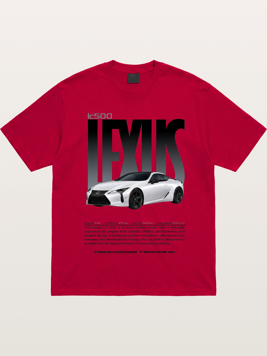 Lexus LC500 Magazine Style Poster Gildan T-shirt