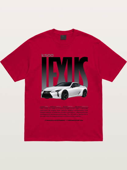 Lexus LC500 Magazine Style Poster Gildan T-shirt