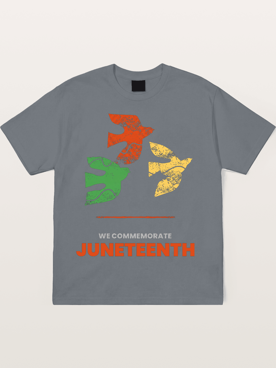 Juneteenth Peace Doves Commemoration Cotton T-shirt