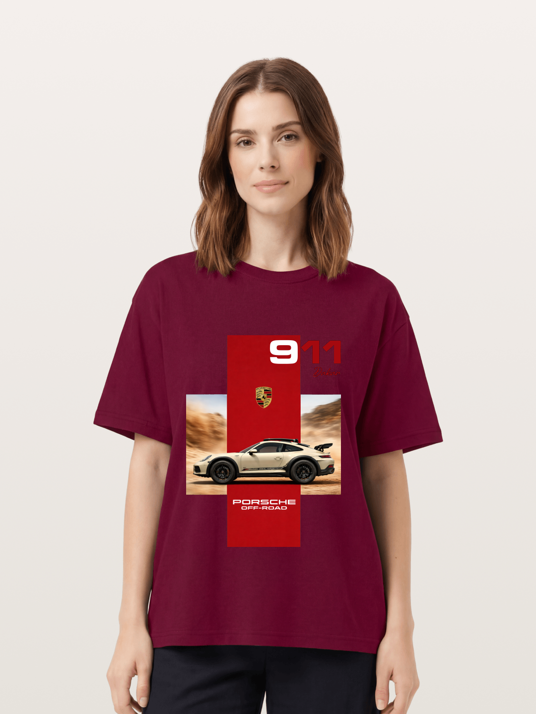 Porsche 911 Offroad Safari Style Gildan T-shirt