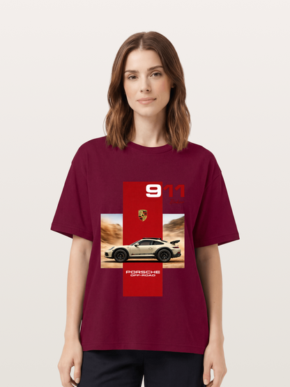 Porsche 911 Offroad Safari Style Gildan T-shirt