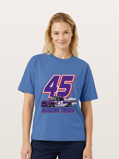 Purple 45 Racer Gildan T-shirt
