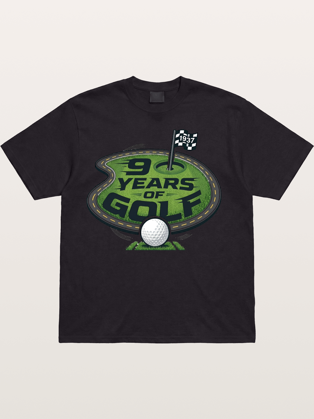 90 Years Golf Cotton T-shirt