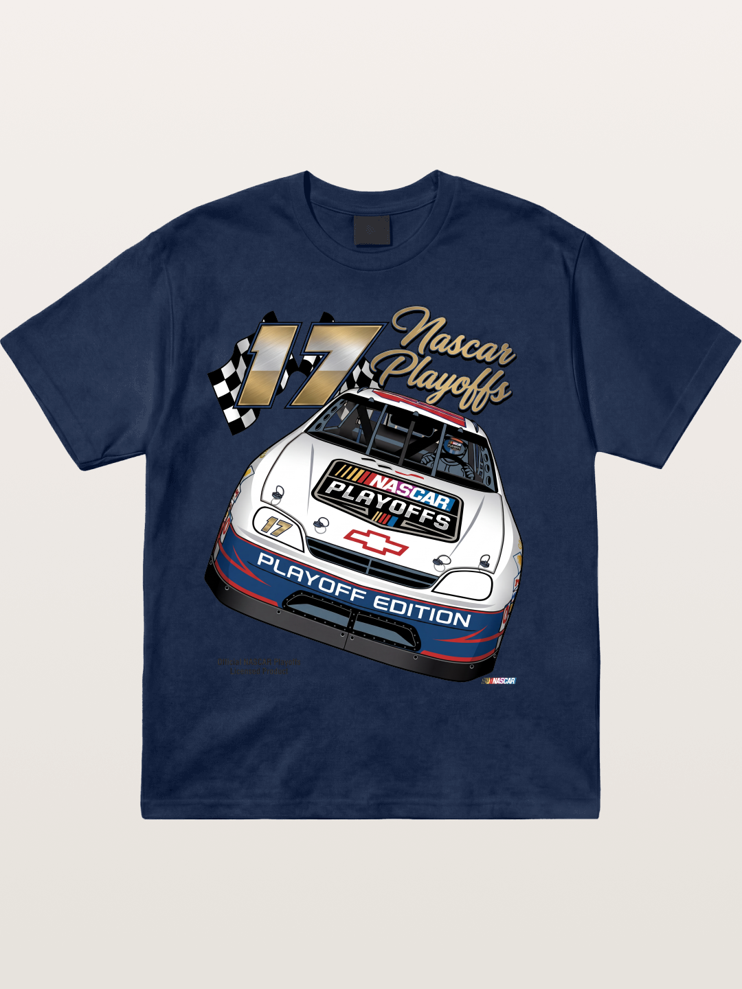 17 Playoff Edition Race Car Cotton T-shirt