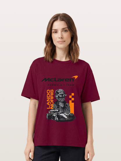 Lando Norris McLaren Portrait Gildan T-shirt