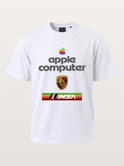 Apple IMSA Porsche Three Brand Combo Cotton T-shirt