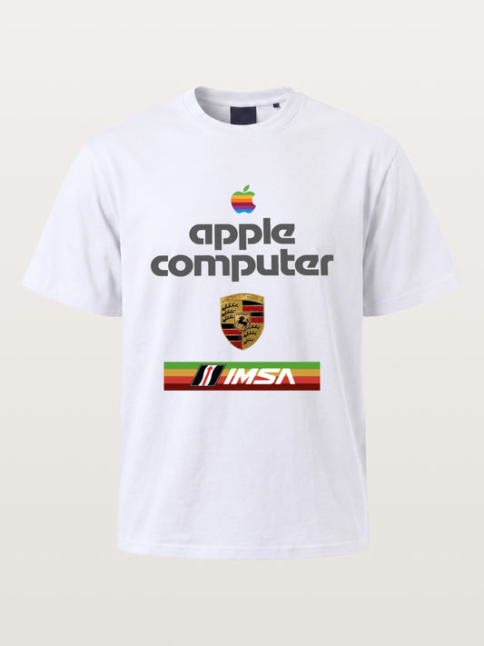 Apple IMSA Porsche Three Brand Combo Cotton T-shirt