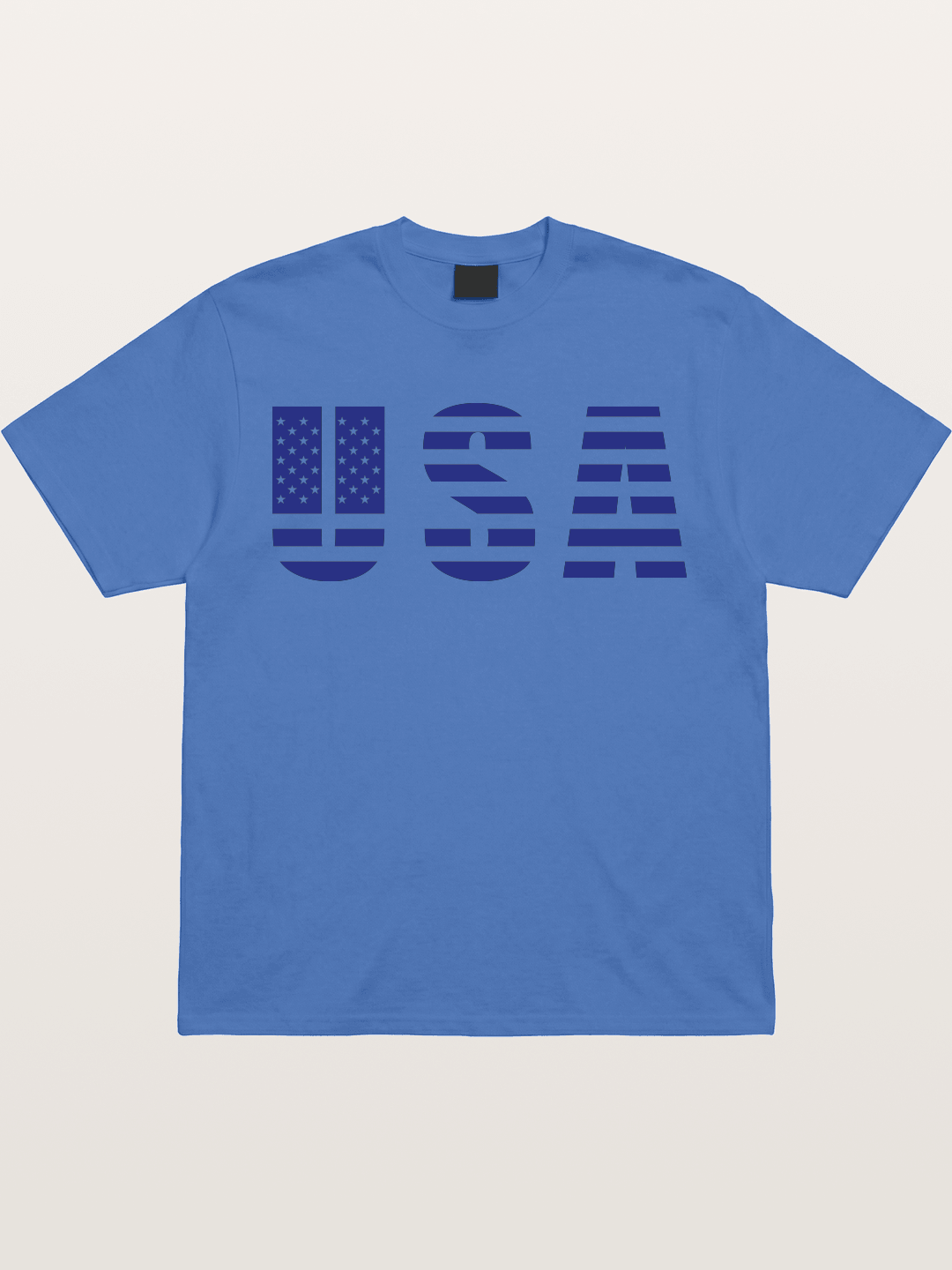 Blue Tone USA American Flag Gildan T-shirt