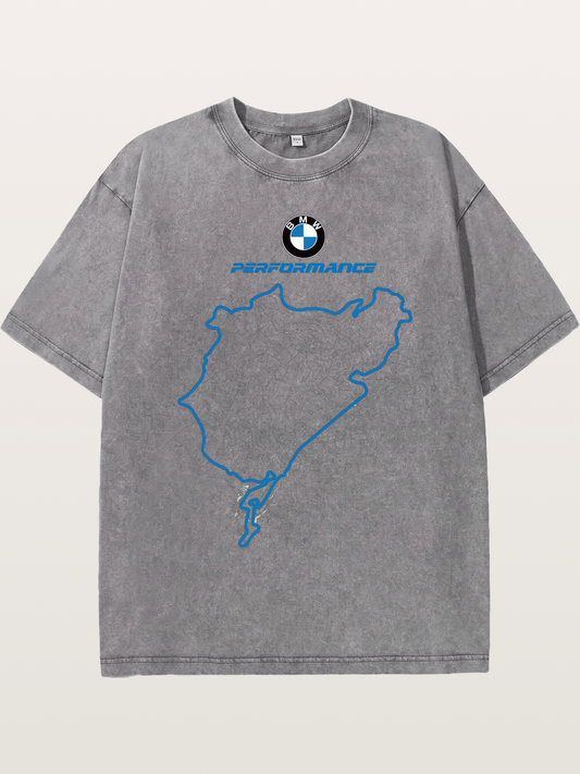 Brazil BMW Performance Track Washed T-shirt