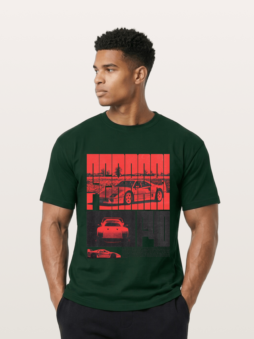 Red F40 Gildan T-shirt