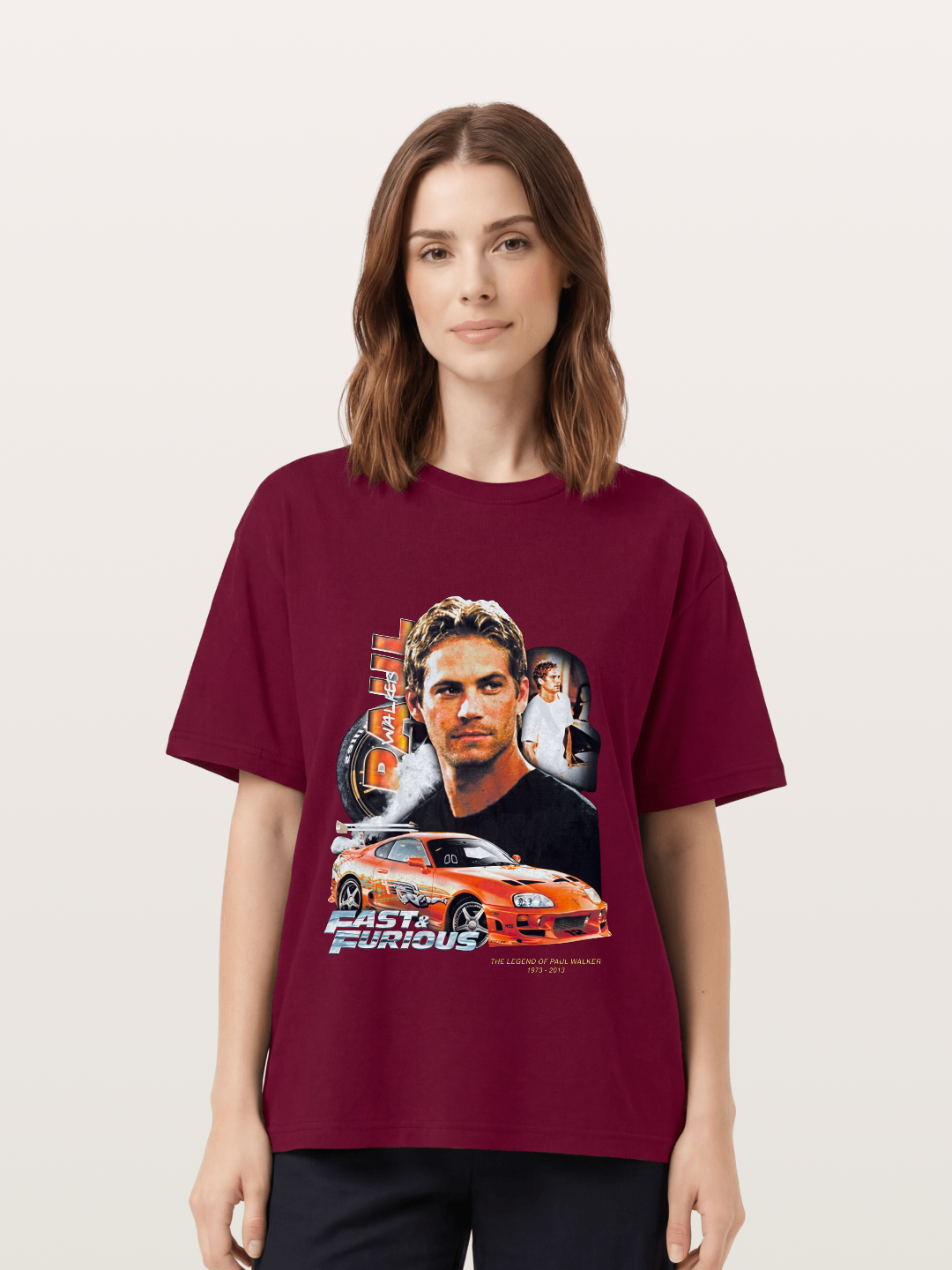 Orange Supra Fast & Furious Gildan T-shirt