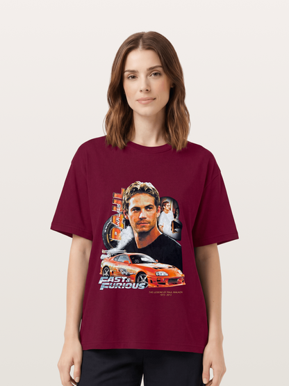 Orange Supra Fast & Furious Gildan T-shirt