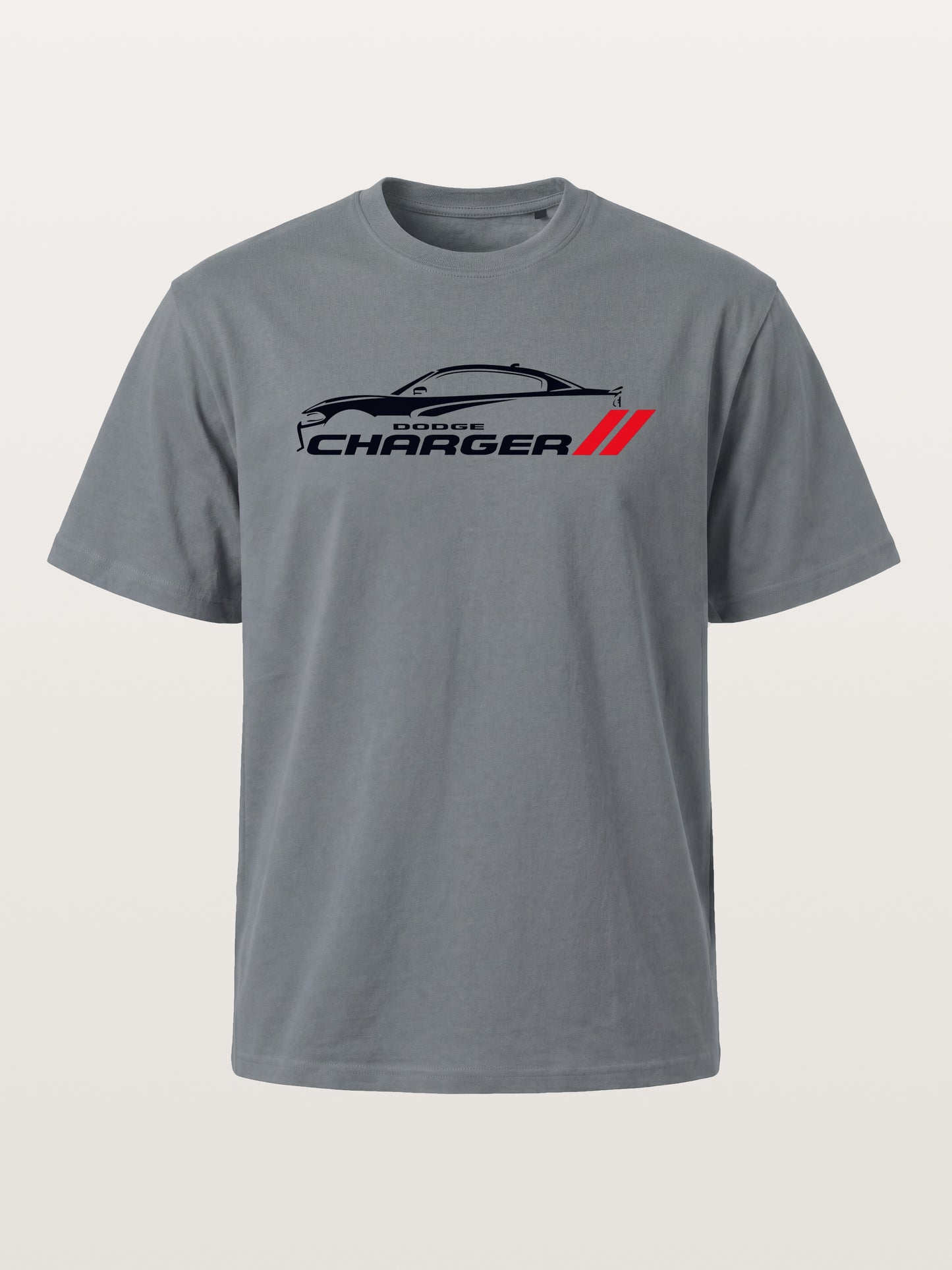 Charger Silhouette Strip Art Cotton T-shirt