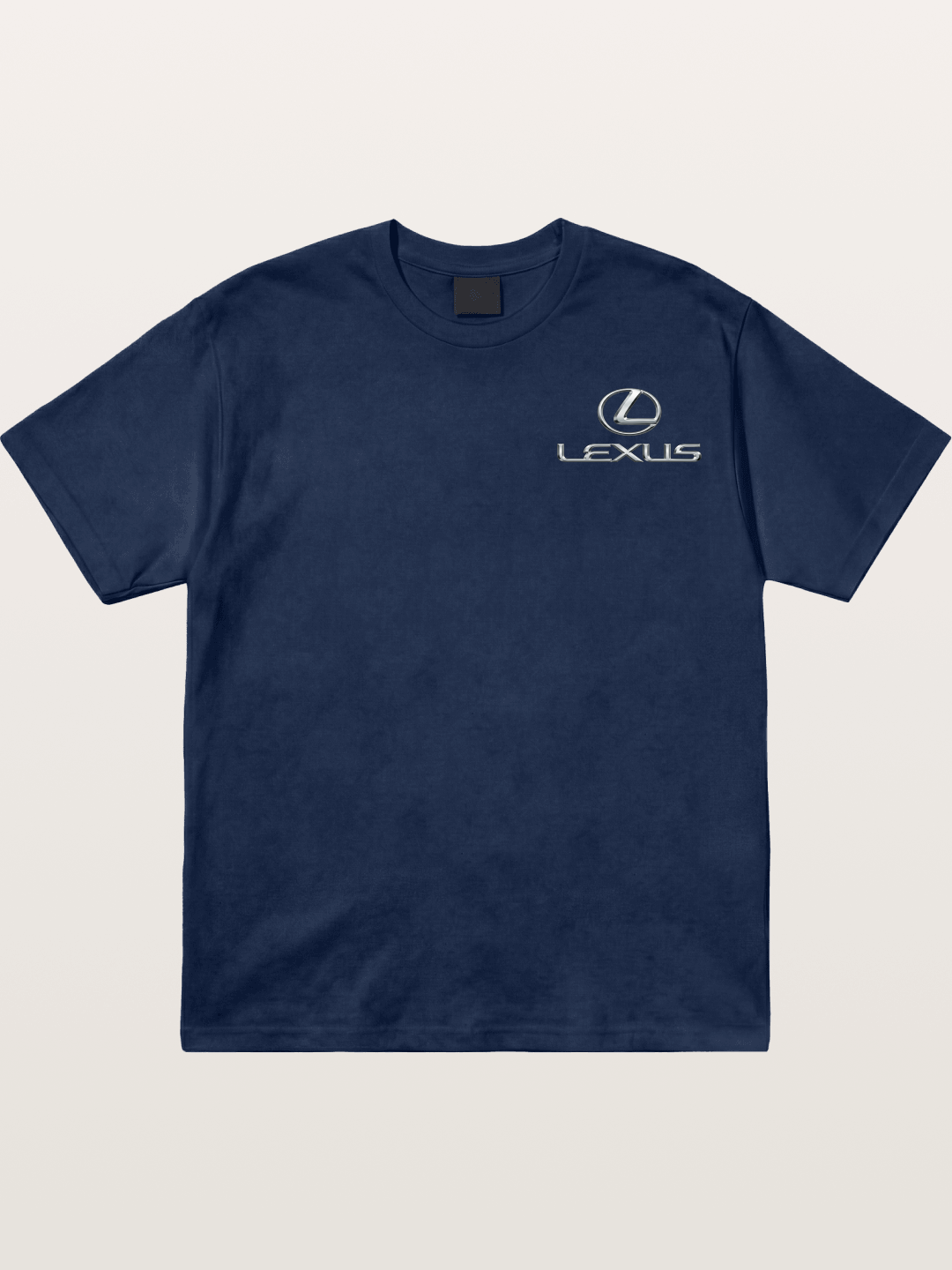 Lexus Silver Logo Badge Cotton T-shirt